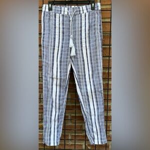 Tommy Bahama Blue and White Striped Pants